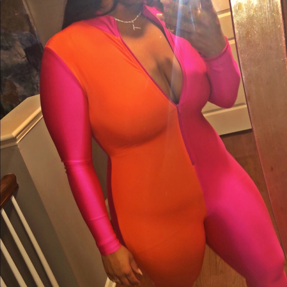 🧡💗 Color Block Jumpsuit 💗🧡